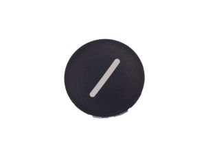 Wkładka przycisku 22mm płaska czarna z symbolem ZMNIEJSZANIE (MINUS) 22mm M22-XD-S-X5 218171