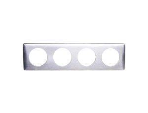 CELIANE Ramka poczwórna aluminium tworzywo Poziomy i pionowy 068924