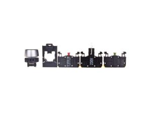 Przycisk sterowniczy 22mm zielony 1Z 1R z samopowrotem z podświetleniem ST22-KLZ-11-230-BA9S\.