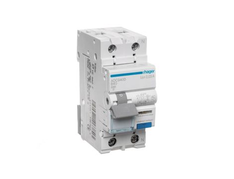 Wyłącznik różnicowo-nadprądowy RCBO 2P B40A 0,03A Typ AC ADC940D