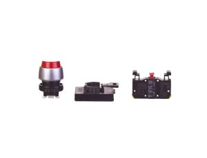 Przycisk sterowniczy 22mm czerwony 1R z samopowrotem ST22-WC-01.