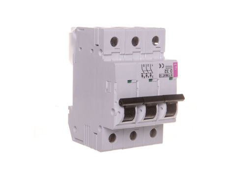 Wyłącznik nadprądowy 3P D 32A 10kA AC ETIMAT10 002155719