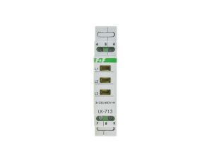 Lampka modułowa 3-fazowa żółta 3x230V+N AC LK-713Y