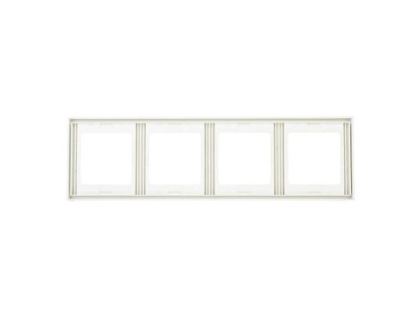 Berker K.1 Ramka poczwórna pionowa śnieżnobiała 13437009