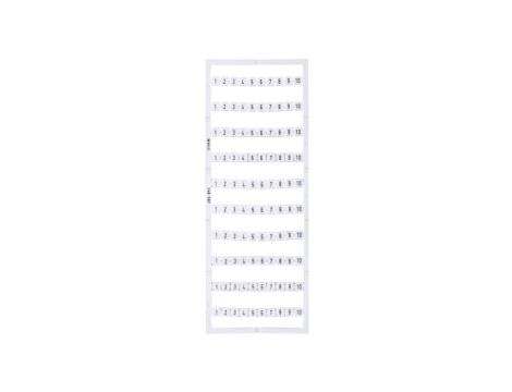 Oznaczniki Mini-WSB 10x 1-10 biały 248-502 /5szt./