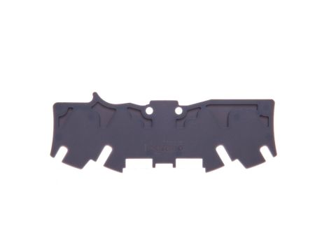 Osłona końcowa złączek szynowych 2-przewodowych Viking szara 037588 /20 szt./