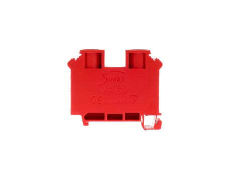 Złączka szynowa gwintowa 2-przewodowa 35mm2 czerwona ZUG1-35 12701311