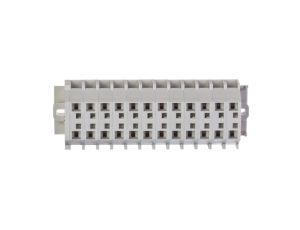 Listwa zaciskowa 12-torowa 2-przewodowa ExeII 4mm2 z uchwytami montażowymi fi 3,2mm jasnoszara 262-142