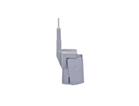 Adapter pomiarowy do beznarzędziowego montażu przewodów pomiarowych o przekrojach 0,08mm2 - 2,5mm2 szary 2009-182