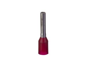 Końcówka tulejkowa izolowana 1,0mm2 czerwona 216-203 /100szt./