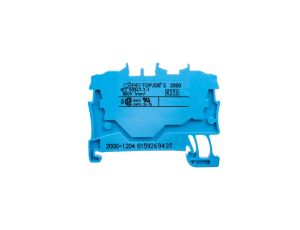 Złączka szynowa 2-przewodowa 1,0mm2 niebieska 2000-1204 TOPJOBS
