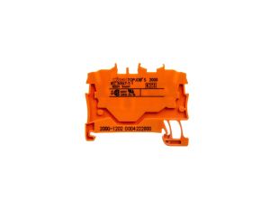 Złączka szynowa 2-przewodowa 1,0mm2 pomarańczowa 2000-1202 TOPJOBS