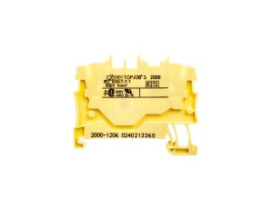 Złączka szynowa 2-przewodowa 1,0mm2 żółta 2000-1206 TOPJOBS