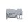 Złączka szynowa 2-przewodowa z diodą 1N4007 2,5mm2 szara 280-915/281-410