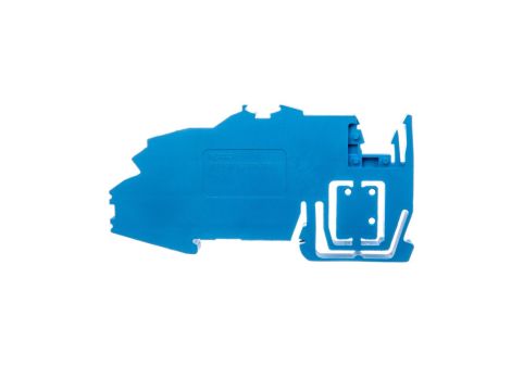 Wspornik szyny zbiorczej z funkcją blokady końcowej i wyłamywaną ścianką rozdzielającą 2009-305