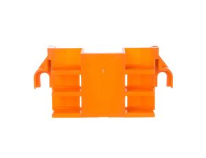 Adapter montażowy na 6 złączek MIKRO pomarańczowy 243-113 /10szt./