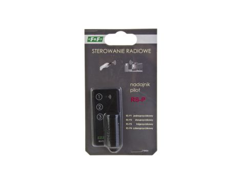 Pilot trzyprzyciskowy 12V A23 868MHz 30m czarny RS-P3