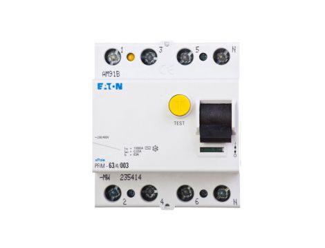 Wyłącznik różnicowoprądowy 4P 63A 0,03A typ AC PFIM-63/4/003-MW 235414