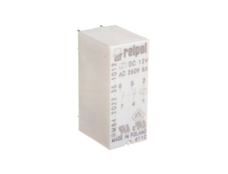 Przekaźnik miniaturowy 2Z 8A 12V DC PCB AgNi RM84-2022-35-1012 600466
