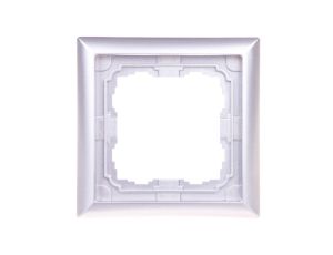 KOS66 Ramka pojedyncza aluminium 664081