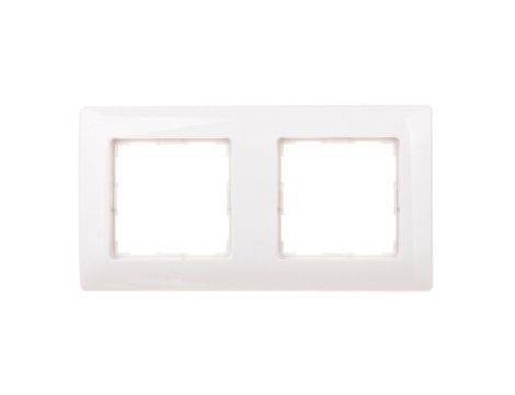 VENA Ramka podwójna biała 510482