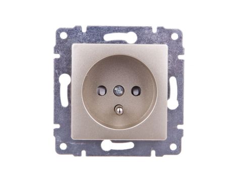 VENA Gniazdo pojedyncze z/u z przesłonami satyna 515034