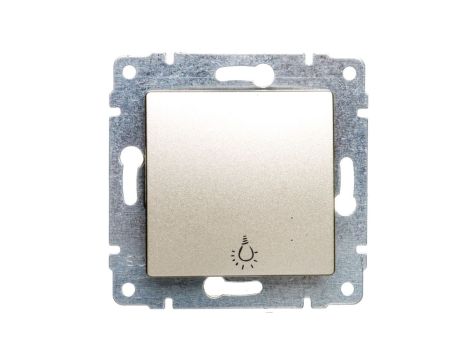 VENA Przycisk /światło/ satyna 515013
