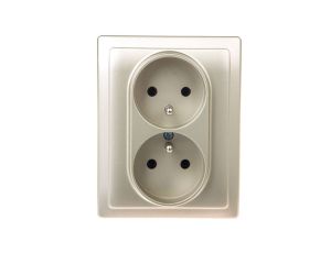 VENA Gniazdo podwójne z/u satyna 515036