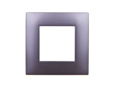 DANTE Ramka pojedyncza tworzywo lakierowane GRAFIT 456081