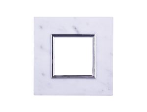 DANTE Ramka pojedyncza kamień BIANCO 4504481