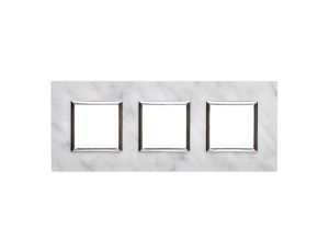 DANTE Ramka potrójna kamień BIANCO 4504483