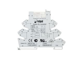 Przekaźnik interfejsowy 1P 6A 24V DC AgSnO2 PIR6WB-1PS-24VDC-R SZARE 857485