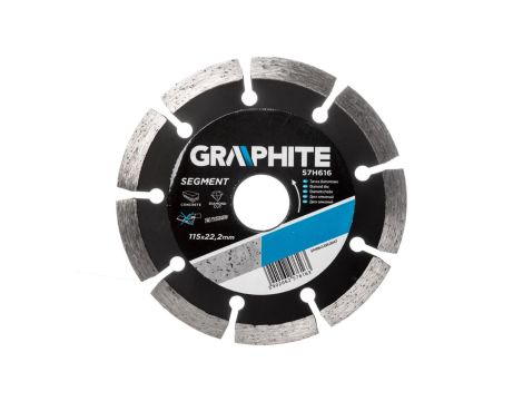 Tarcza diamentowa 115 x 22.2 mm segmentowa 57H616