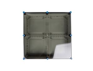 Obudowa pusta Mi, IP 65, wlk.8 - 600x600x170, pokrywa przezroczysta Mi 0800 2000006