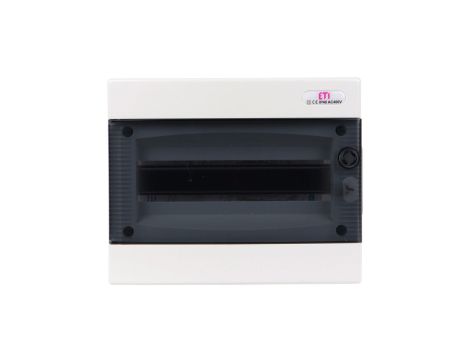 Rozdzielnica modułowa 1x12 podtynkowa /transparentna/ IP40 ECM12PT DIDO 001101011