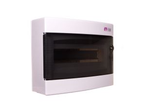 Rozdzielnica modułowa 1x12 natynkowa drzwi dymne / IP 40 400V AC / ECT12PT 001101001