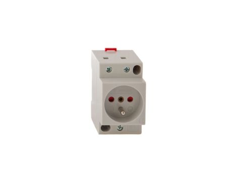 Gniazdo modułowe 2P+Z 16A 250V z przesłonami na szynę Z-SD230-BS 266876