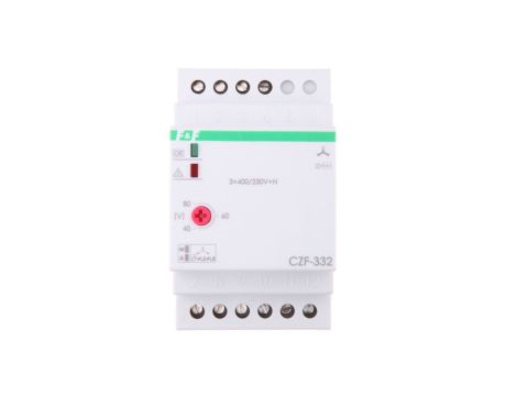 Przekaźnik zaniku i asymetrii faz z kontrolą styków stycznika 10A 1P 4sek 40-80V CZF-332