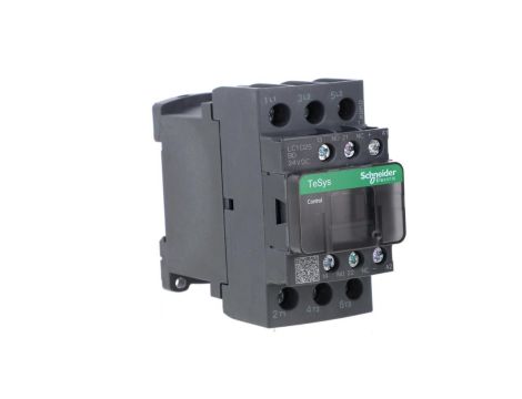 TeSys Deca Stycznik mocy 25A 3P 24V DC 1Z 1R LC1D25BD