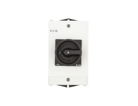 Łącznik krzywkowy 0-1 3P 25A 1Z 1R w obudowie IP65 P1-25/I2/SVB-SW/HI11 207295