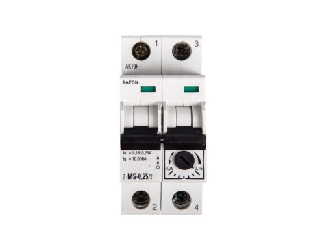 Wyłącznik silnikowy 2P 0,06kW 0,16-0,25A Z-MS-0,25/2 248390