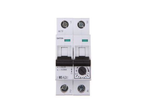 Wyłącznik silnikowy 2P 0,75kW 4-6,3A Z-MS-6,3/2 248397