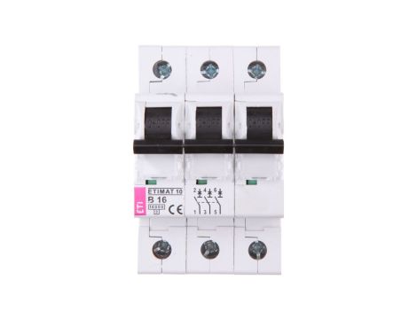 Wyłącznik nadprądowy 3P B 16A 10kA AC ETIMAT10 002125716