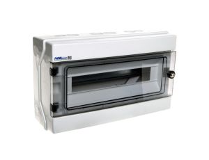 Rozdzielnica hermetyczna modułowa (500V AC ,1000V DC) 1x18 natynkowa IP65 RH-18/Z (z zamkiem) 36.19