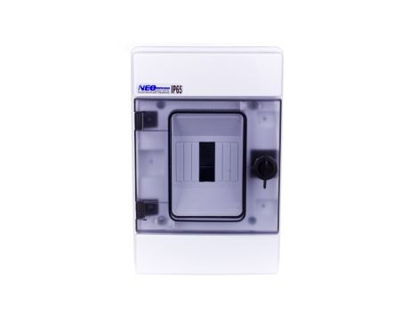 Rozdzielnica hermetyczna modułowa (500V AC ,1000V DC) 1x4 natynkowa IP65 RH-4 36.04