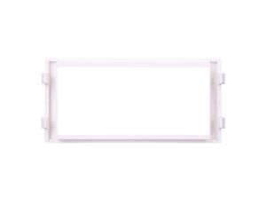 Simon Connect Ramka CIMA pojedyncza 2xK45 pionowa czysta biel S44/9