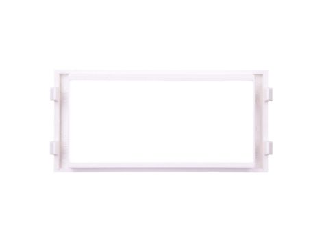 Simon Connect Ramka CIMA pojedyncza 2xK45 pionowa czysta biel S44/9