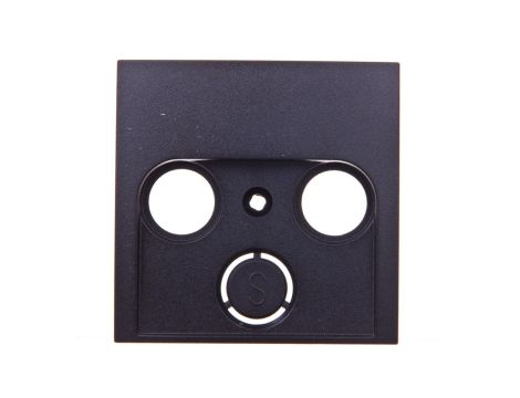 B7. Element centralny do gniazda antenowego 2- i 3-wyjsc antracyt