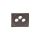 SISTENA LIFE Plakietka gniazd RTV/SAT choco 771273
