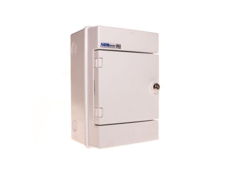 Rozdzielnica hermetyczna modułowa (500V AC ,1000V DC) 1x4 natynkowa IP65 RH-4ZB (z zamkiem) 36.06